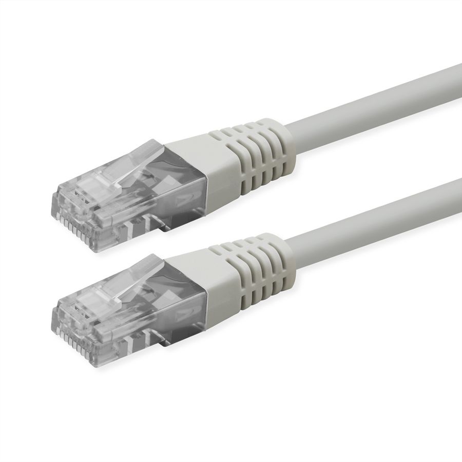 ROLINE Cordon Cat.6 (Classe E), UTP, PoE, blanc, 5 m