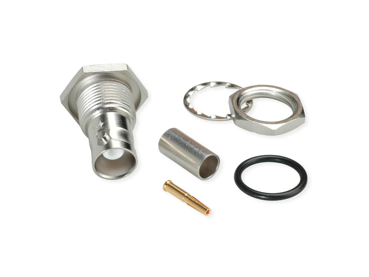 TELEGÄRTNER Prise BNC encastrable pour câble 50 ohms pour RG-58C/U