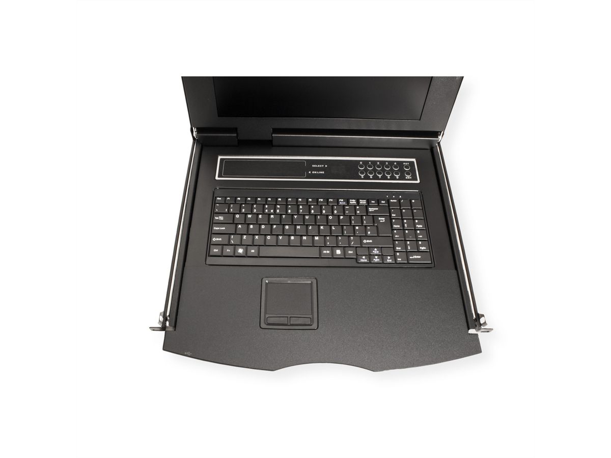 VALUE Switch KVM 19", 8 ports, 43 cm (17") TFT (4:3), VGA, USB, FR-Layout