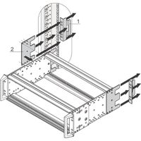 SCHROFF EuropacPRO Adaptateur pour fixation arrière, DL3 Standard dans une armoire, 6 U