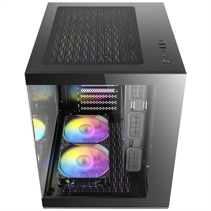 ANTEC CX60M ARGB Boîtier PC Mini Tour Micro-ATX, noir