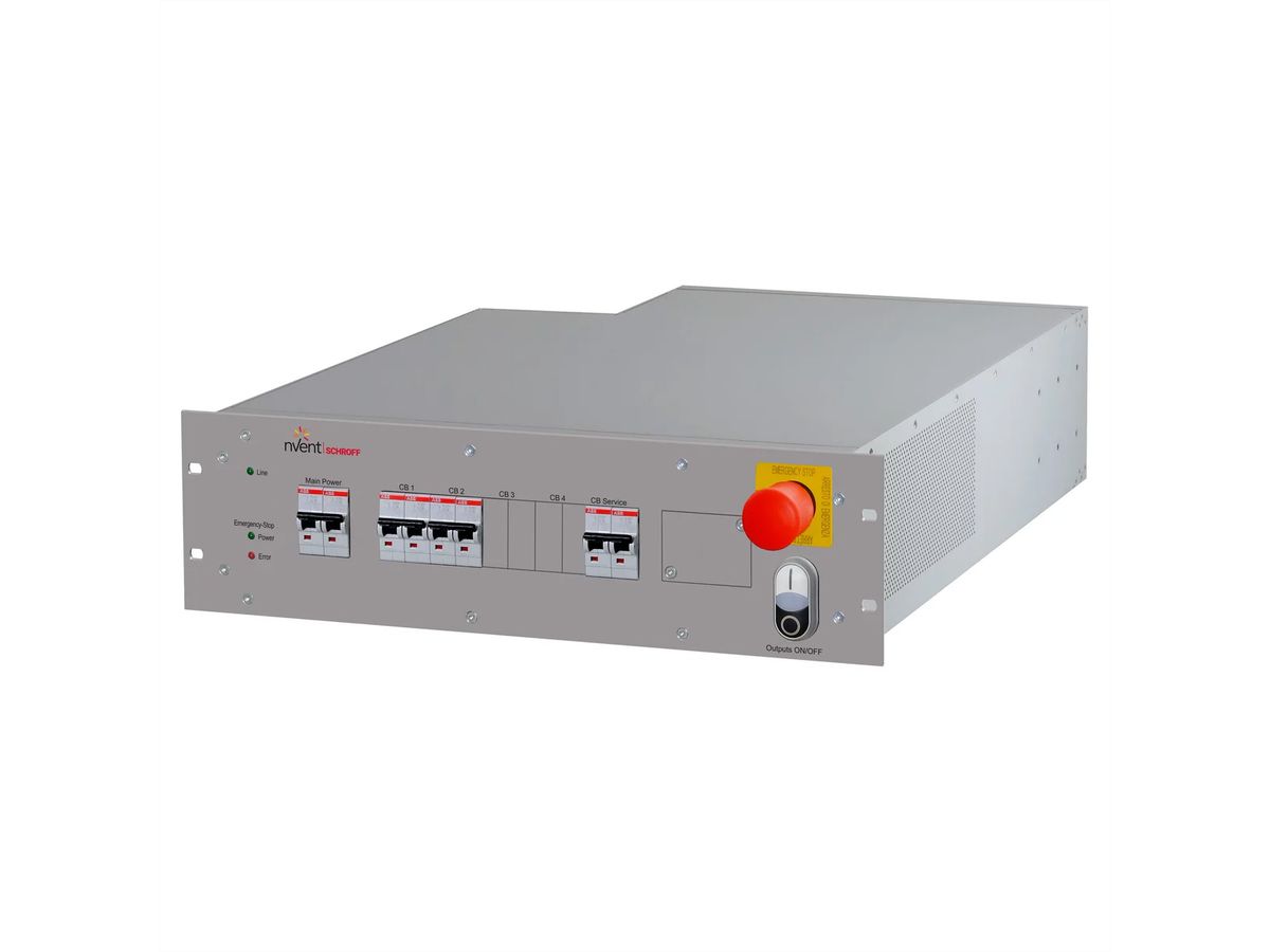 SCHROFF Rack Safety Plus, 3 U, 208/240 V AC