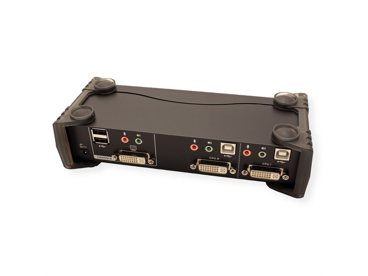 ATEN CS1762A Switch KVM DVI, USB, Audio, Hub USB, 2 ports