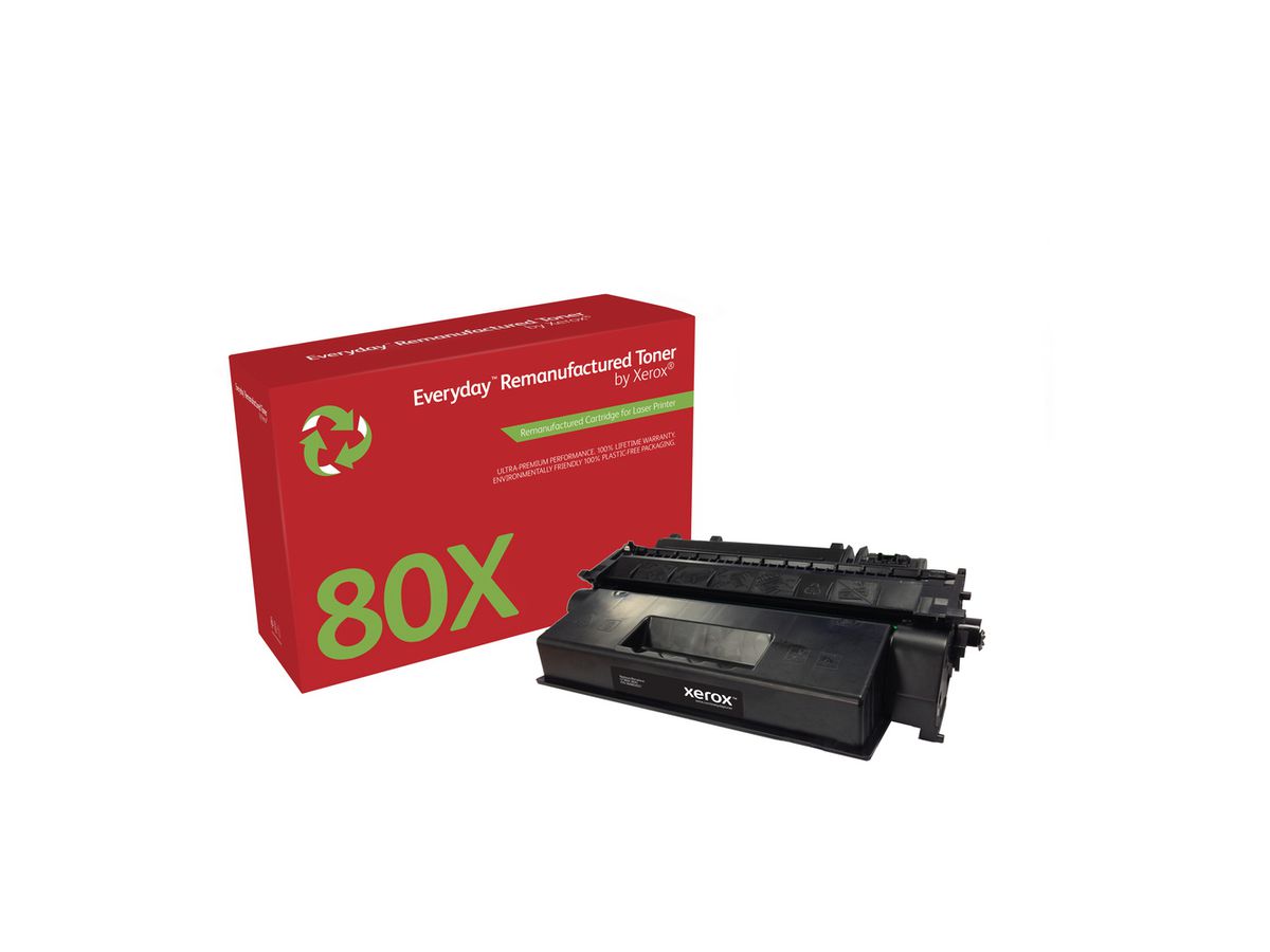 Remanufacturé Everyday Toner Noir de Xerox pour HP 80X (CF280X), Haute capacité