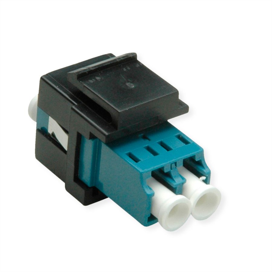 ROLINE Raccord optique LC/LC duplex monomode, Keystone, OS2