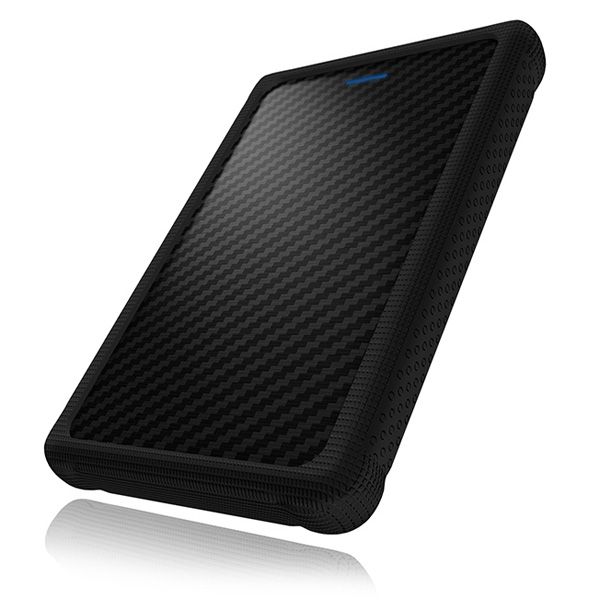 Raidsonic IB-223U3a-B Boîte HDD externe 2.5" SATA, USB 3.0, protection silicone