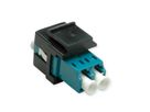 ROLINE Raccord optique LC/LC duplex monomode, Keystone, OS2