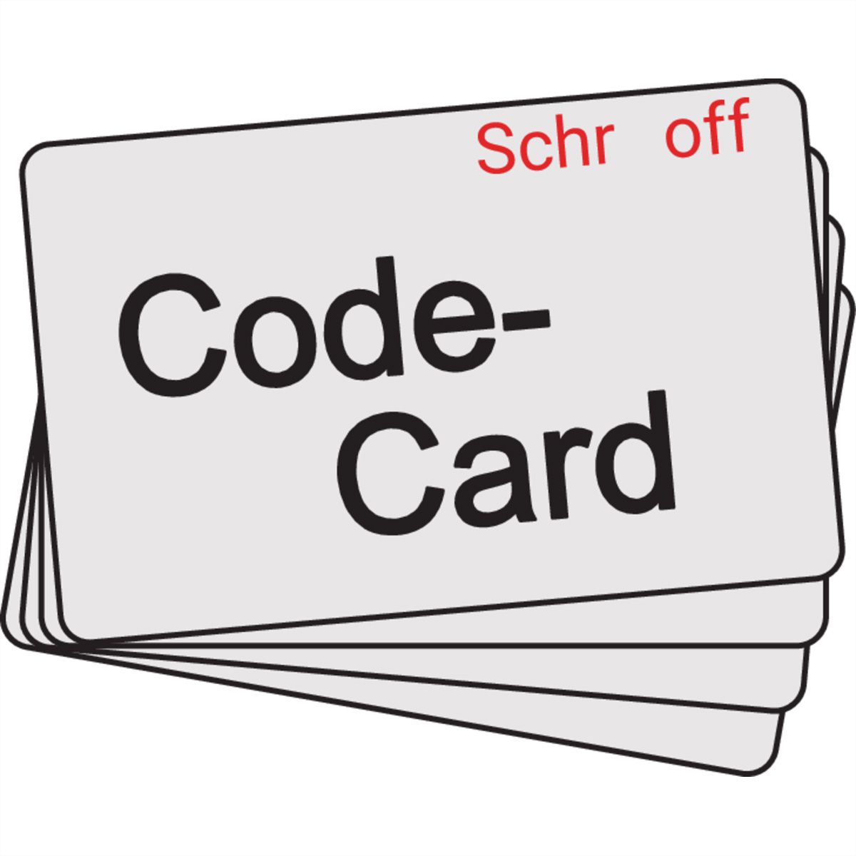 SCHROFF Badge pour poignée électronique