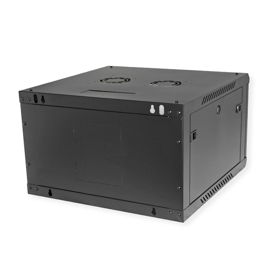 ROLINE 19" Boîtier mural Basic Plus 6U, 600x600 LxP noir