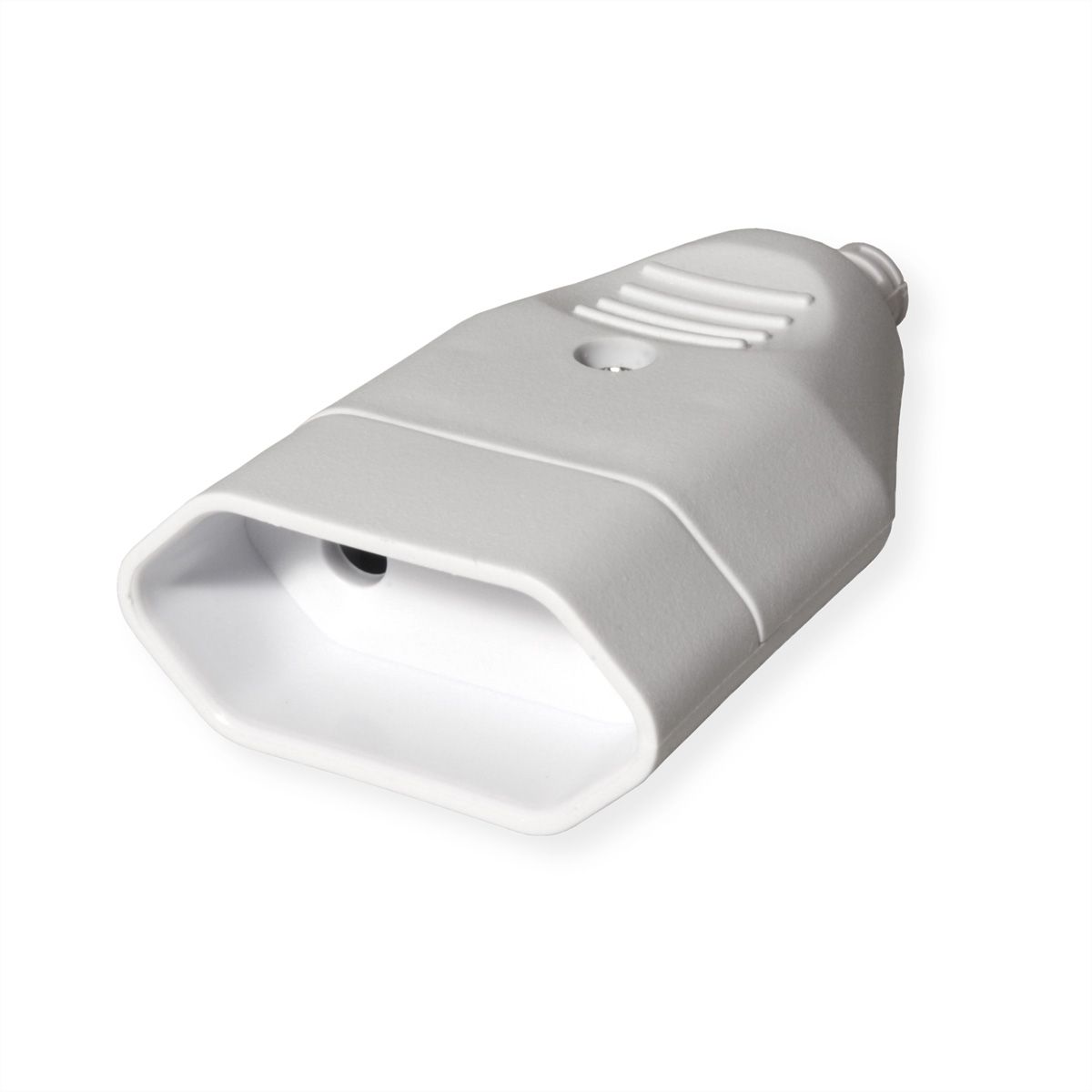 BACHMANN Prise femelle plate Euro 2,5A/250VAC, blanc