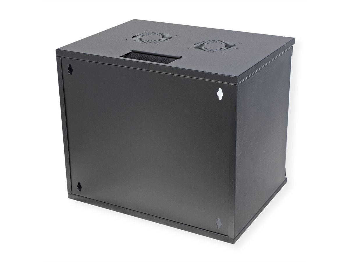 ROLINE 19" Boîtier mural Basic 9U, 540x400 LxP En kit noir