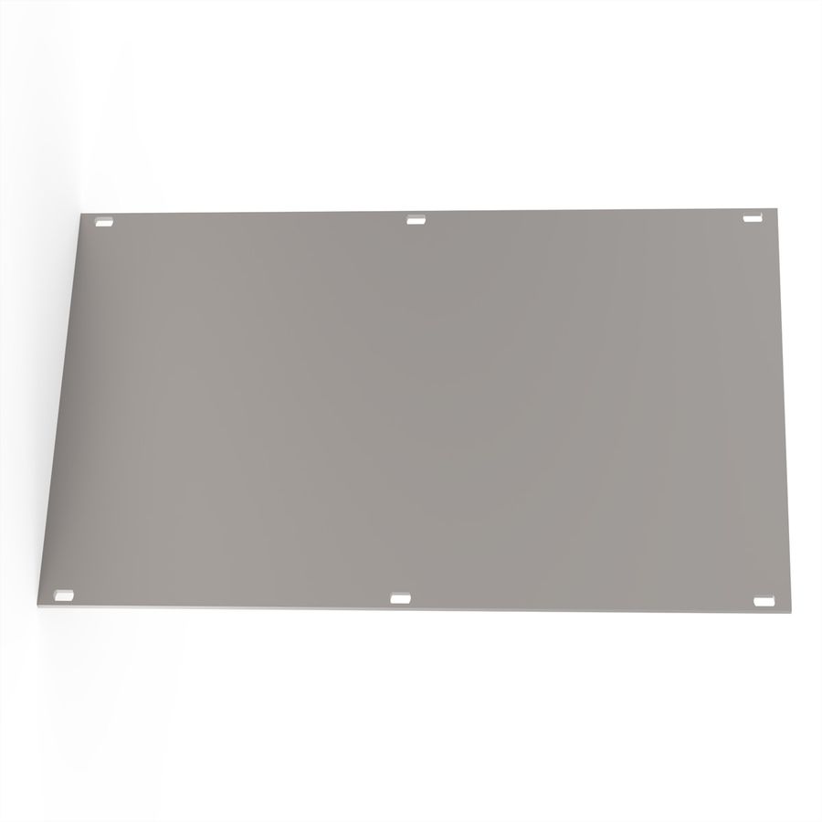 SCHROFF Faces avant, profilé en U, blindable, U- FRONTPL.EMC 3HE 42TE M.PIN