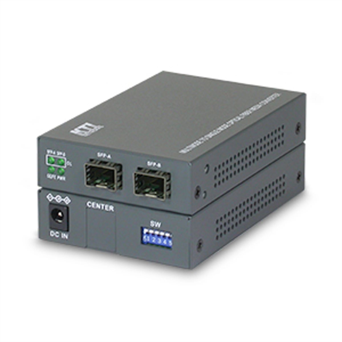 KTI Convertisseur de Média Gigabit MM vers SM 10km , KGC-311-LX