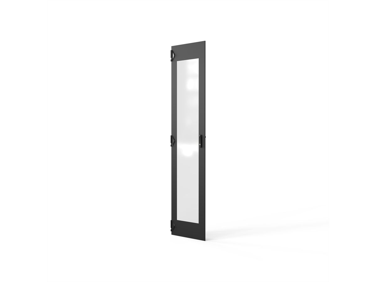 SCHROFF Porte 2450H 600L verre IP20 fermeture 3 points