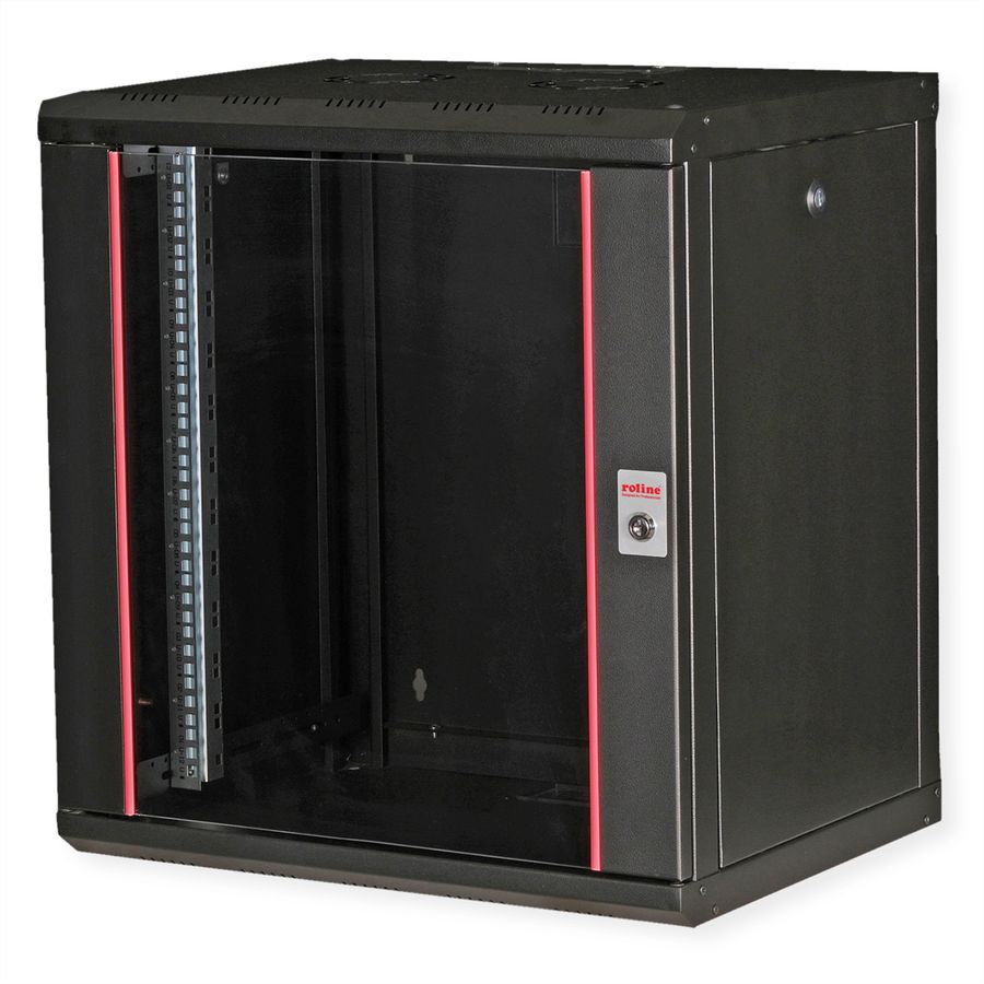 ROLINE 19" Boîtier mural Pro 12U, 600x450 LxP noir