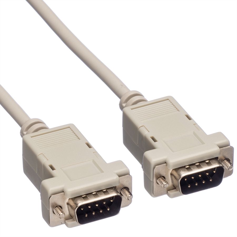 VALUE Câble RS232 9 pôles M/M, 1,8 m