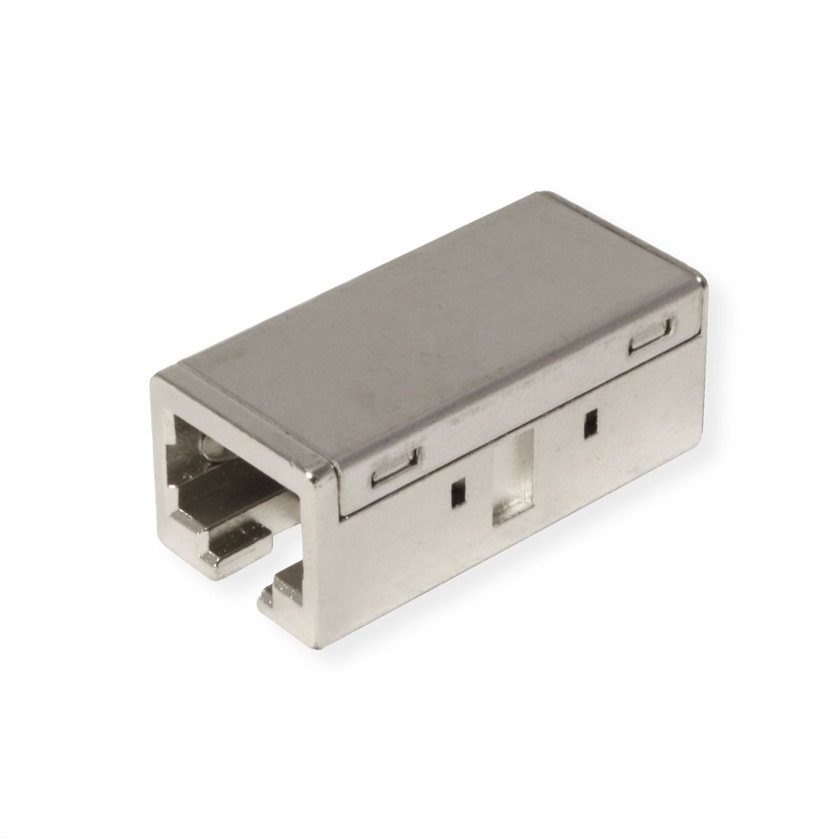 ROLINE Coupleur RJ-45 blindé, Cat.6A (Classe EA), boîtier métallique