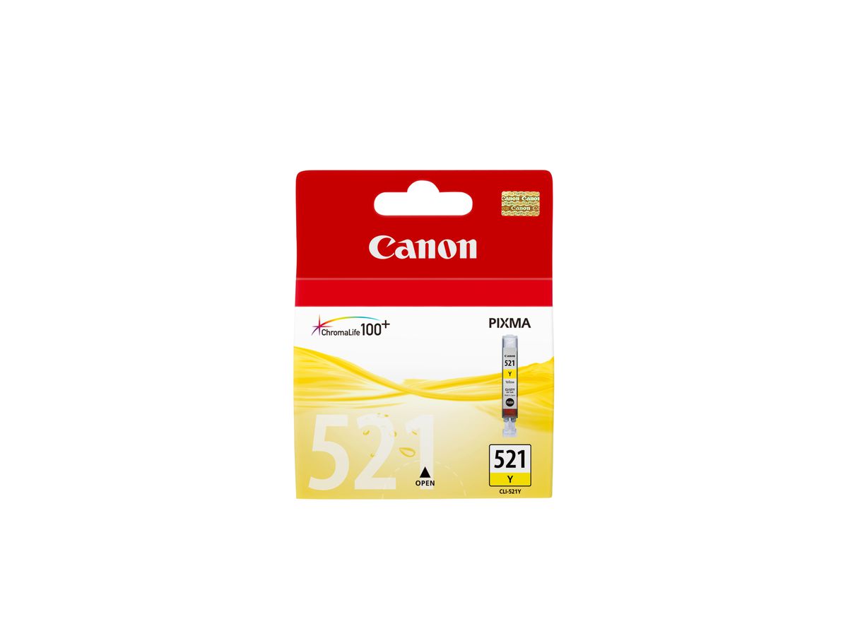 Canon Cartouche d'encre jaune CLI-521Y