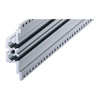 Rail horizontal SCHROFF, arrière, centre, type MZ, avec rail en Z, 40 CV