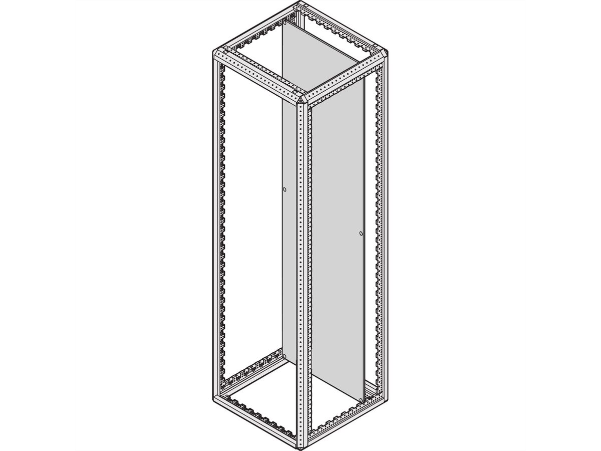 Plaque de montage SCHROFF Varistar, 1200H 600W