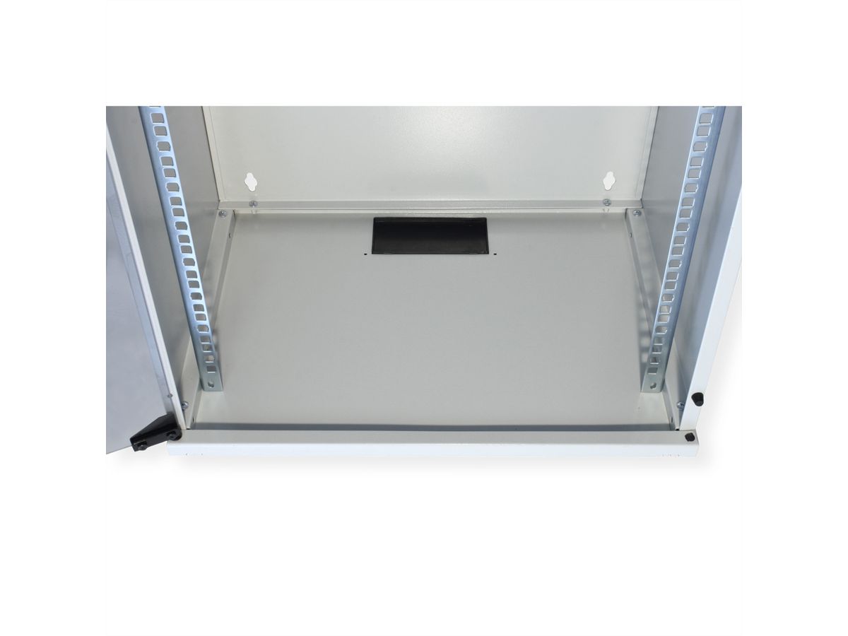 ROLINE 19" Boîtier mural Basic 12U, 540x400 LxP gris, EN KIT