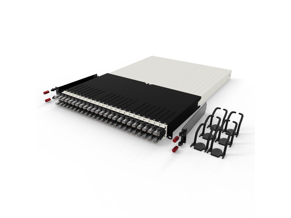 patchbox.one 30RU UTP noir Cat.6a 1,8m