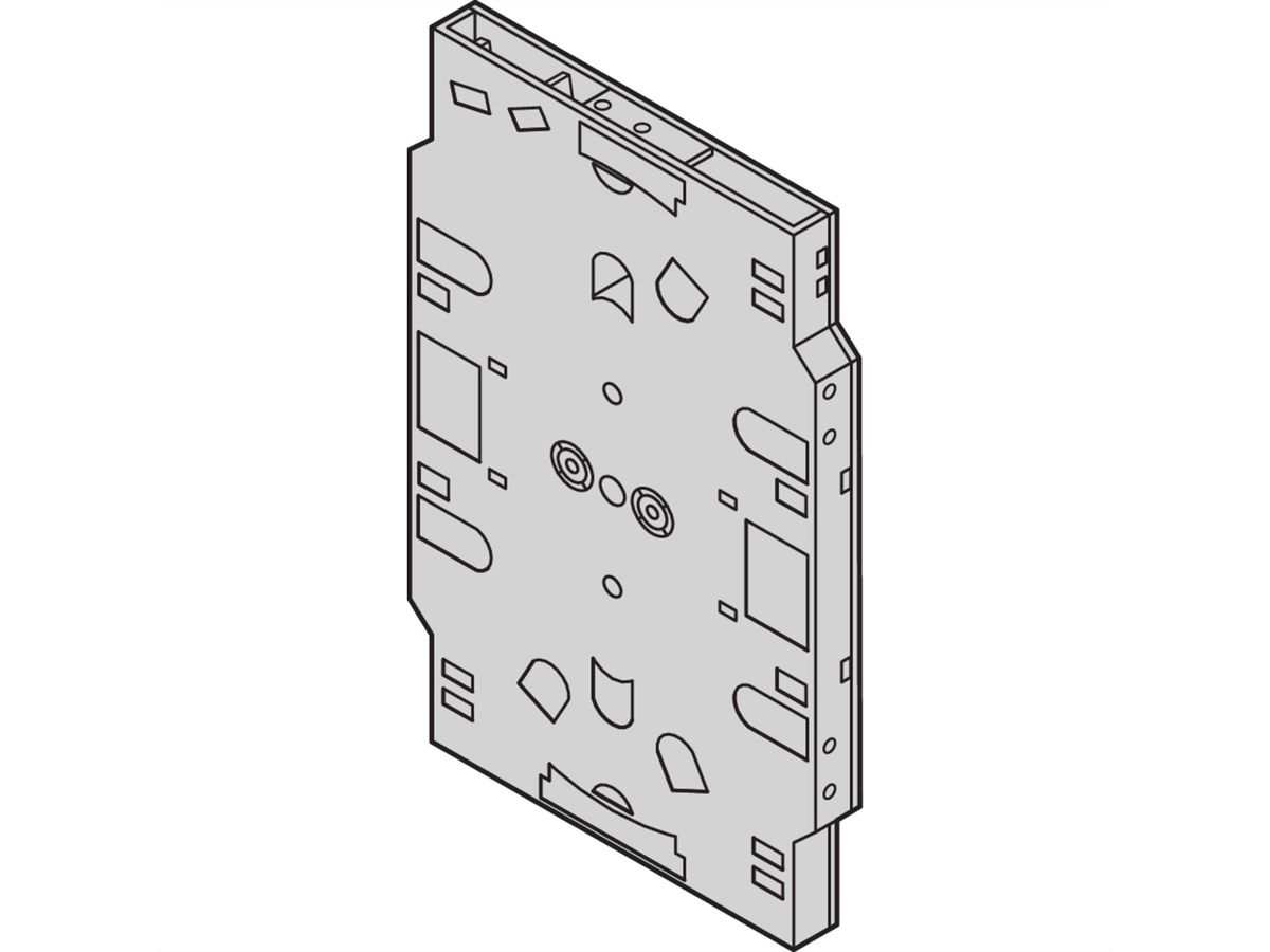 Cassette d'épissure SCHROFF, INTERSCALE M 88H 221B 221T