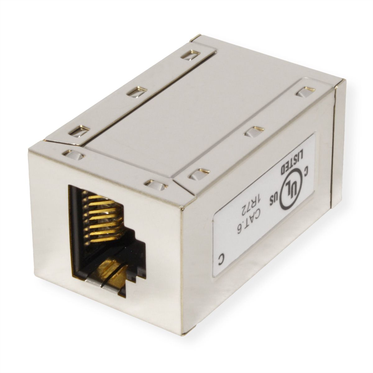 ROLINE Coupleur RJ-45 blindé, Cat.6 (Classe E), Lot de 25