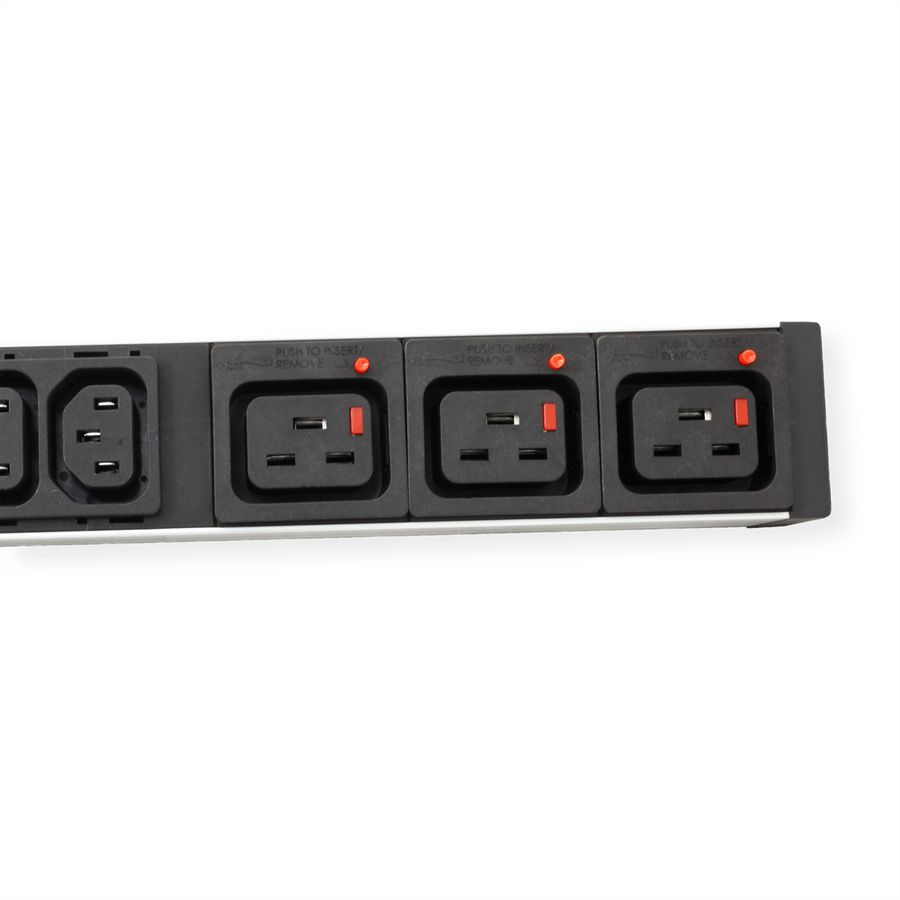 BACHMANN IT PDU ALU 1U 24x C13 3x C19 CEE 16A bleu