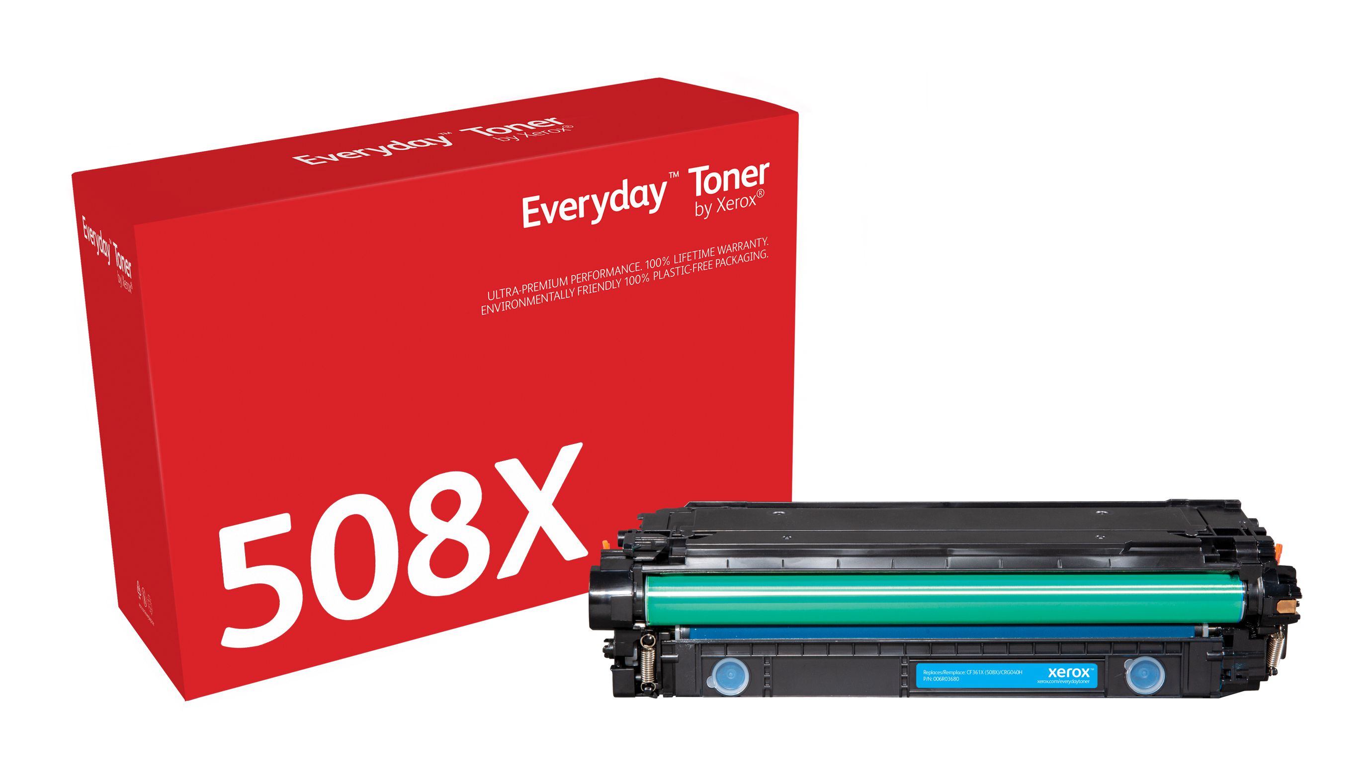 Everyday Toner Cyan ™ de Xerox compatible avec HP 508X (CF361X/ CRG-040HC), Grande capacité