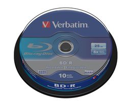 Verbatim BD-R SL 25GB 6 x 10 Pack Spindle BD-R 25Go 10pièce(s)