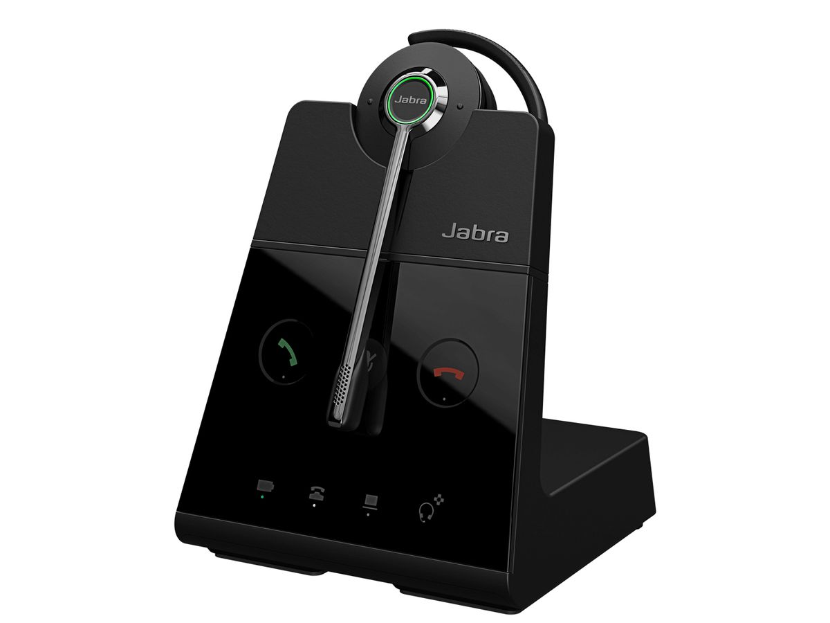 Jabra Engage 65 SE Casque Sans fil Crochets auriculaires, Arceau Bureau/Centre d'appels Noir