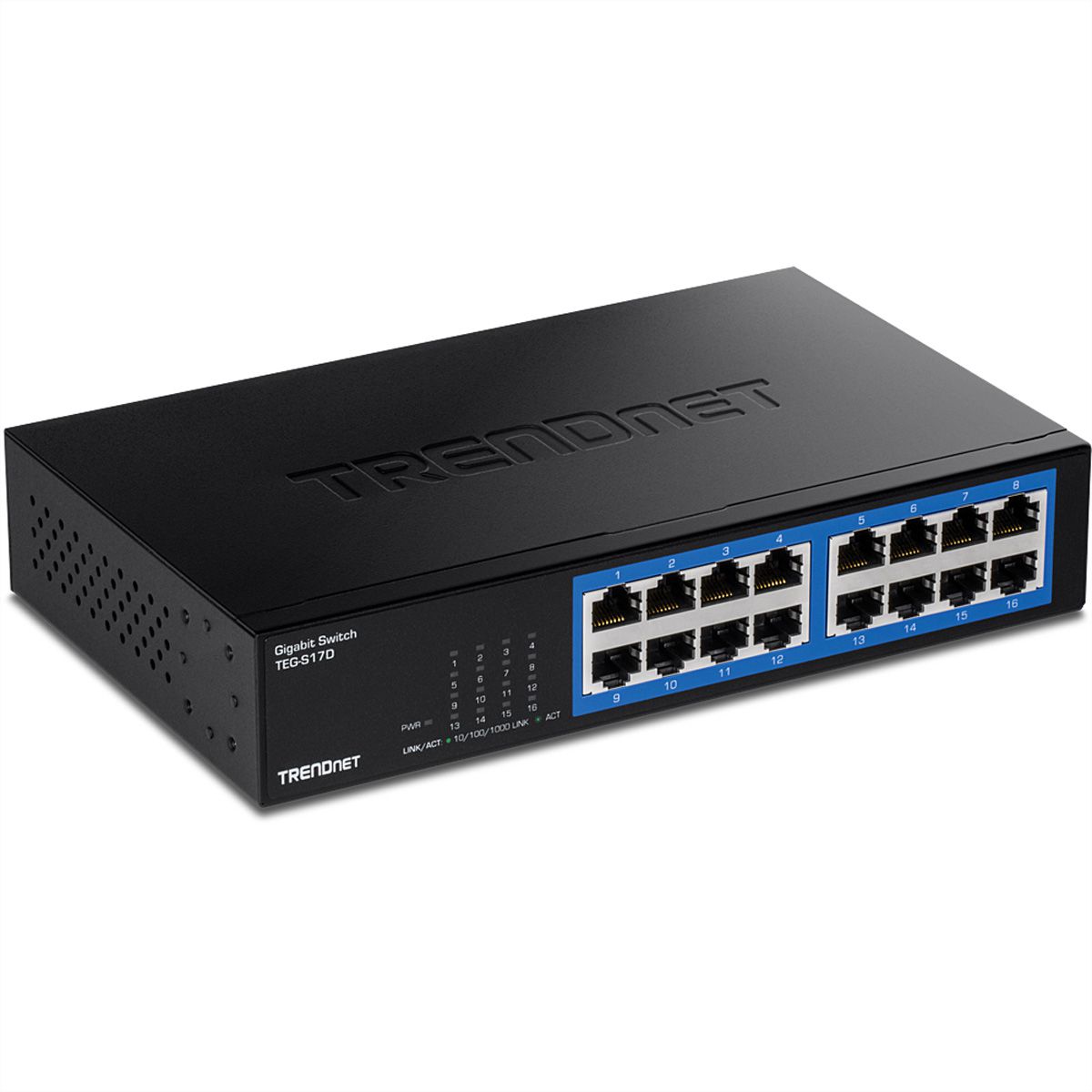 TRENDnet TEG-S17D Switch de bureau Gigabit à 16 ports