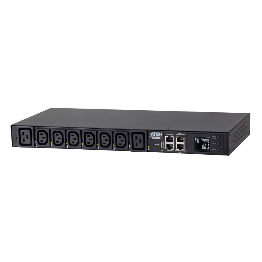 ATEN PG6308G PDU éco commutée 30 A/32 A, 8 prises, 1U