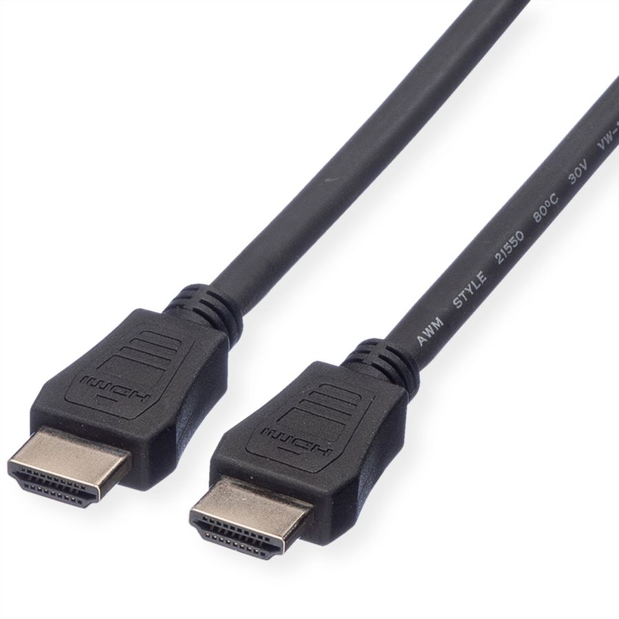 VALUE Câble HDMI High Speed avec Ethernet, LSOH, noir, 3 m