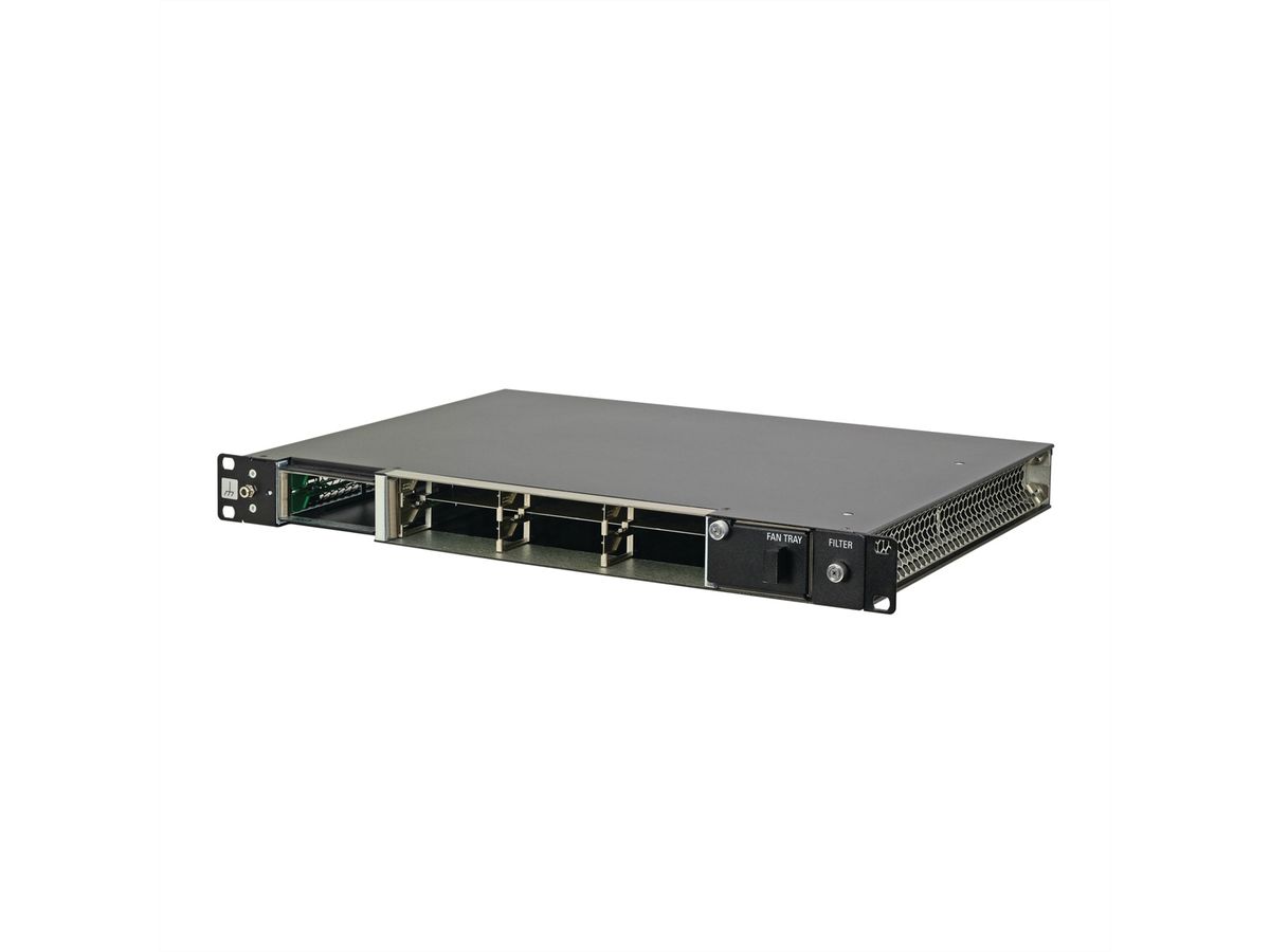 SCHROFF MTCA.0 Système pour 6 modules AMC simples de taille moyenne, MTCA.0, 1 U, 84 HP