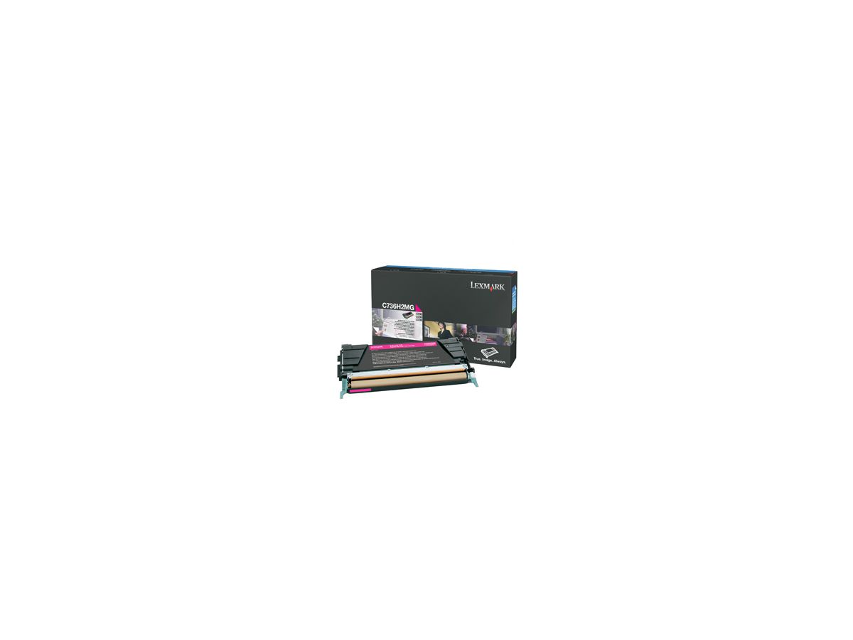 Lexmark C736H2MG Cartouche de toner 1 pièce(s) Original Magenta