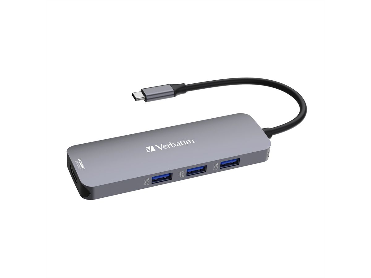 VERBATIM CMH-08 Hub Pro Multiports USB-C