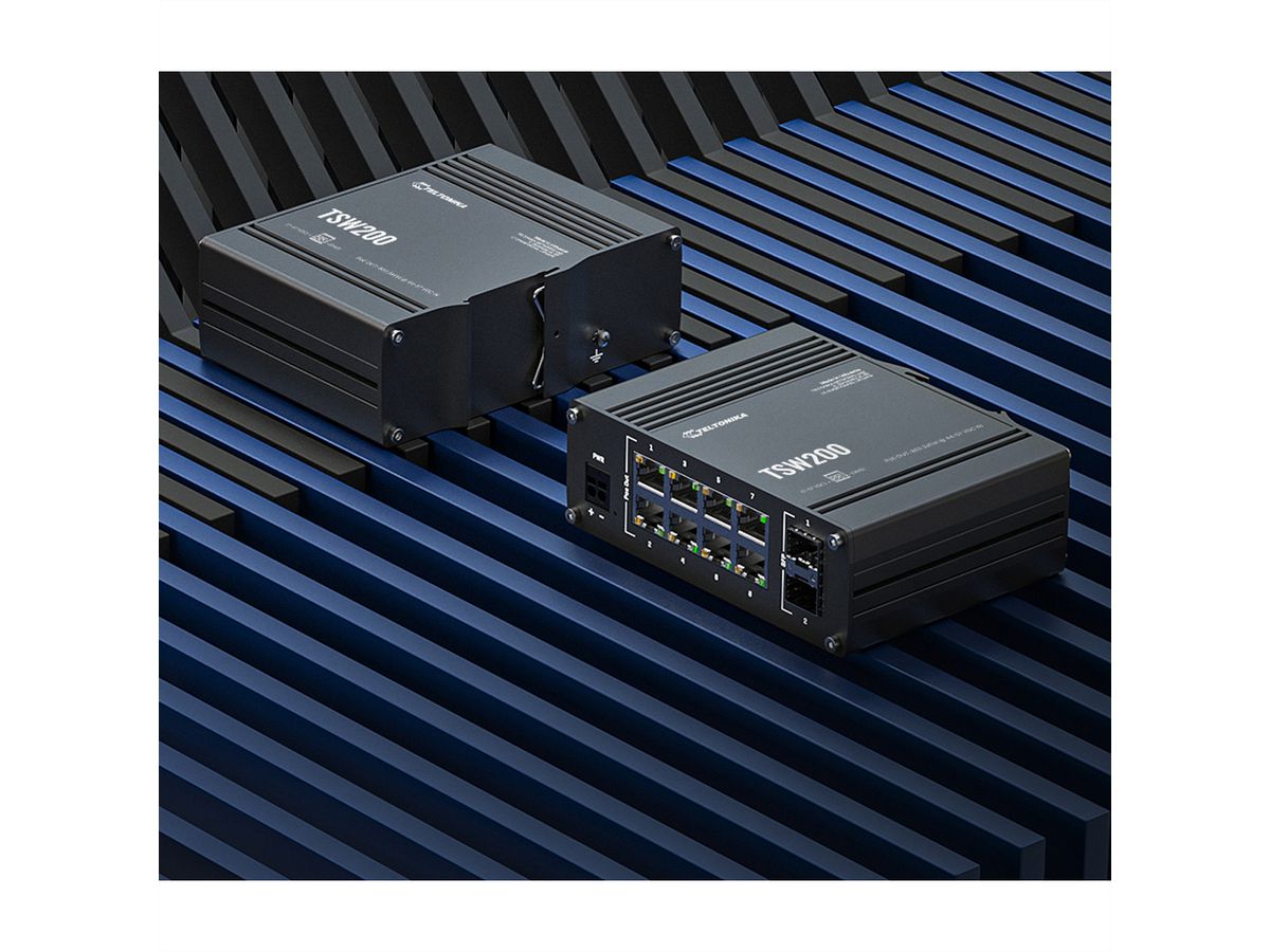 TELTONIKA TSW200 Switch non géré PoE+ Gigabit SFP