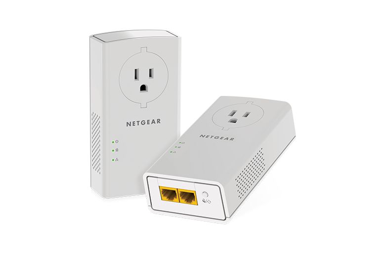 NETGEAR PLP2000-100FRS Adaptateur réseau CPL 2000 Mbit/s Ethernet/LAN Blanc 2 pièce(s)
