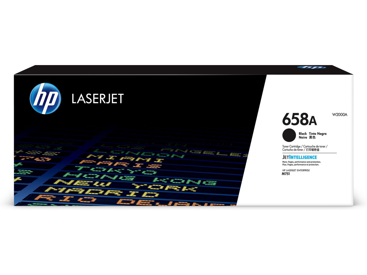 HP Toner noir LaserJet 658A authentique