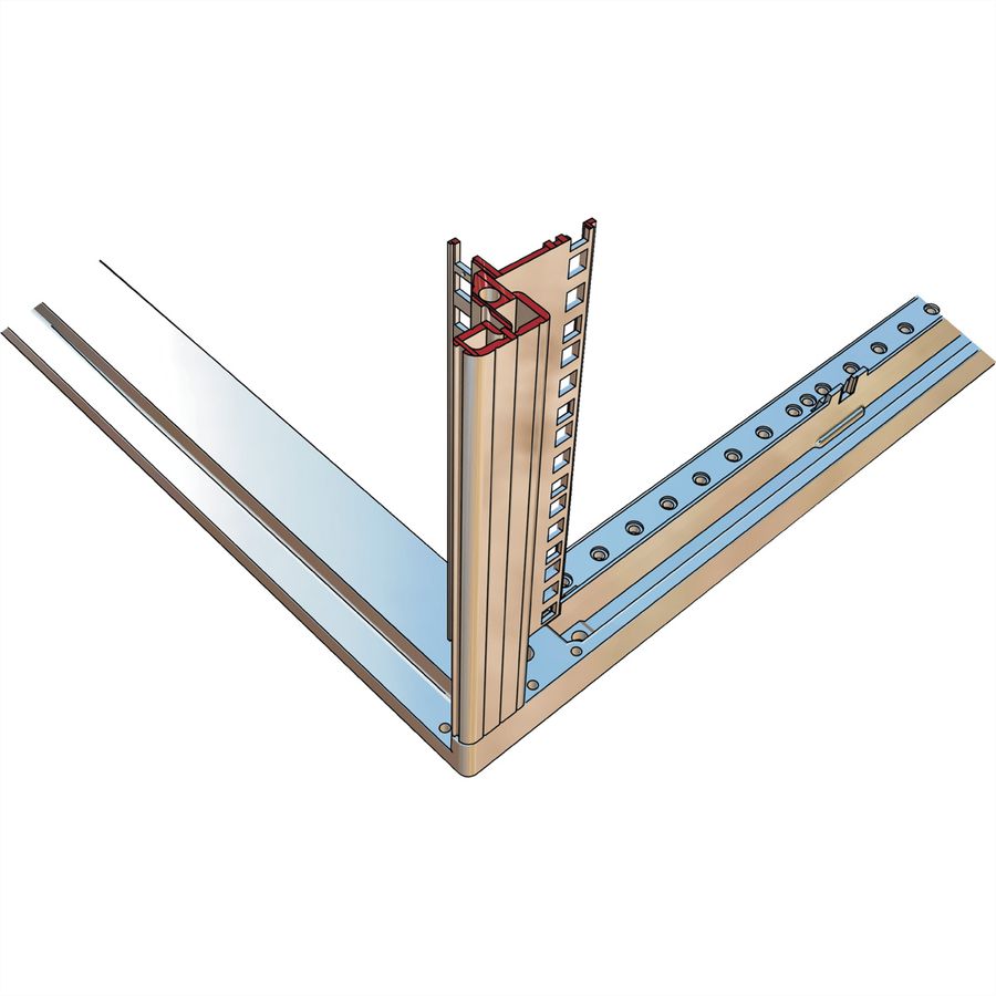 Panneau latéral Novastar SCHROFF pour Slim-Line, RAL 7021, 34 U 600D