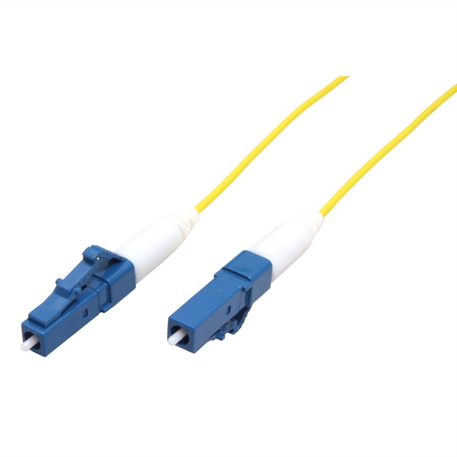 ROLINE Câble réseau à fibre optique 9/125µm OS2, LC/LC UPC, simplex, LSOH, jaune, 5 m