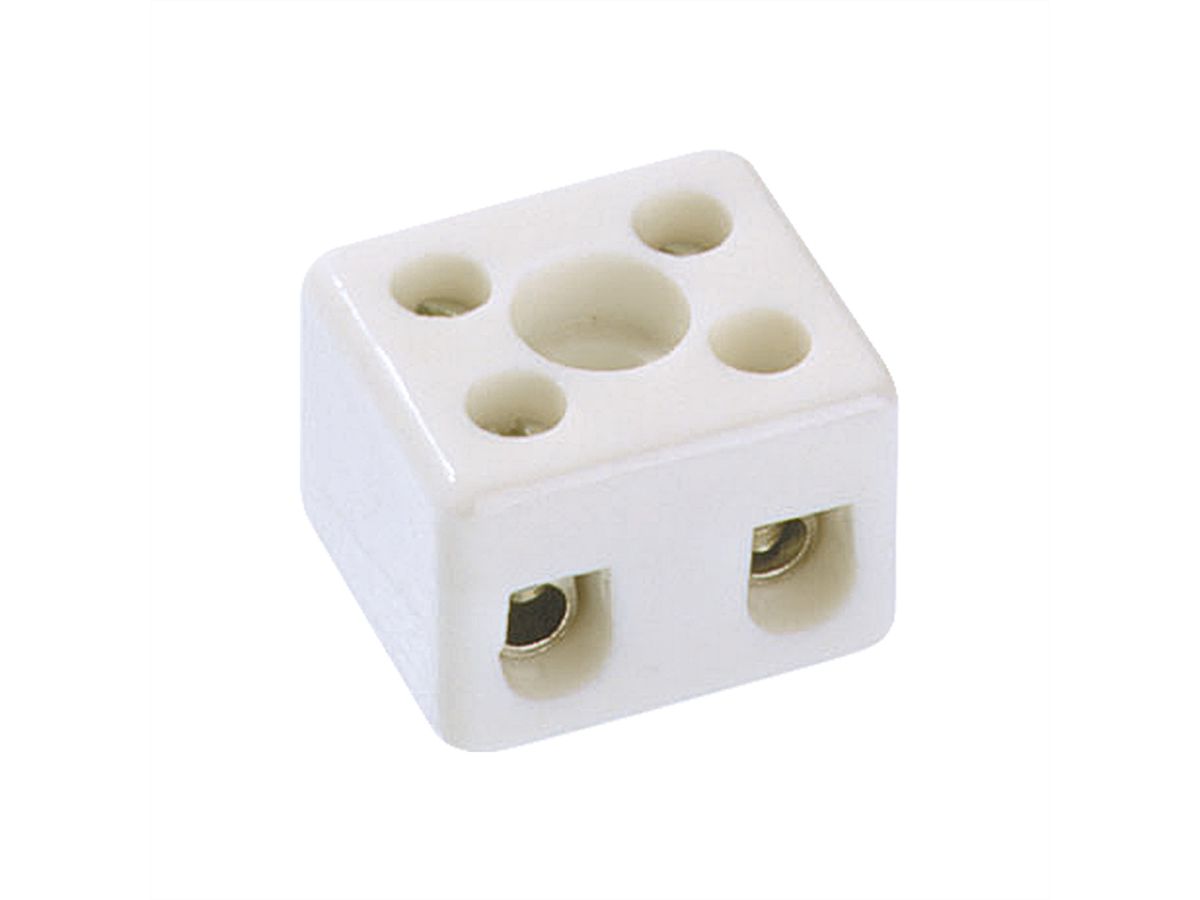 BACHMANN Borne en porcelaine jusqu'à 2,50mm² 2 pôles