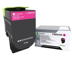 Lexmark 71B0H30 Cartouche de toner Toner laser Magenta