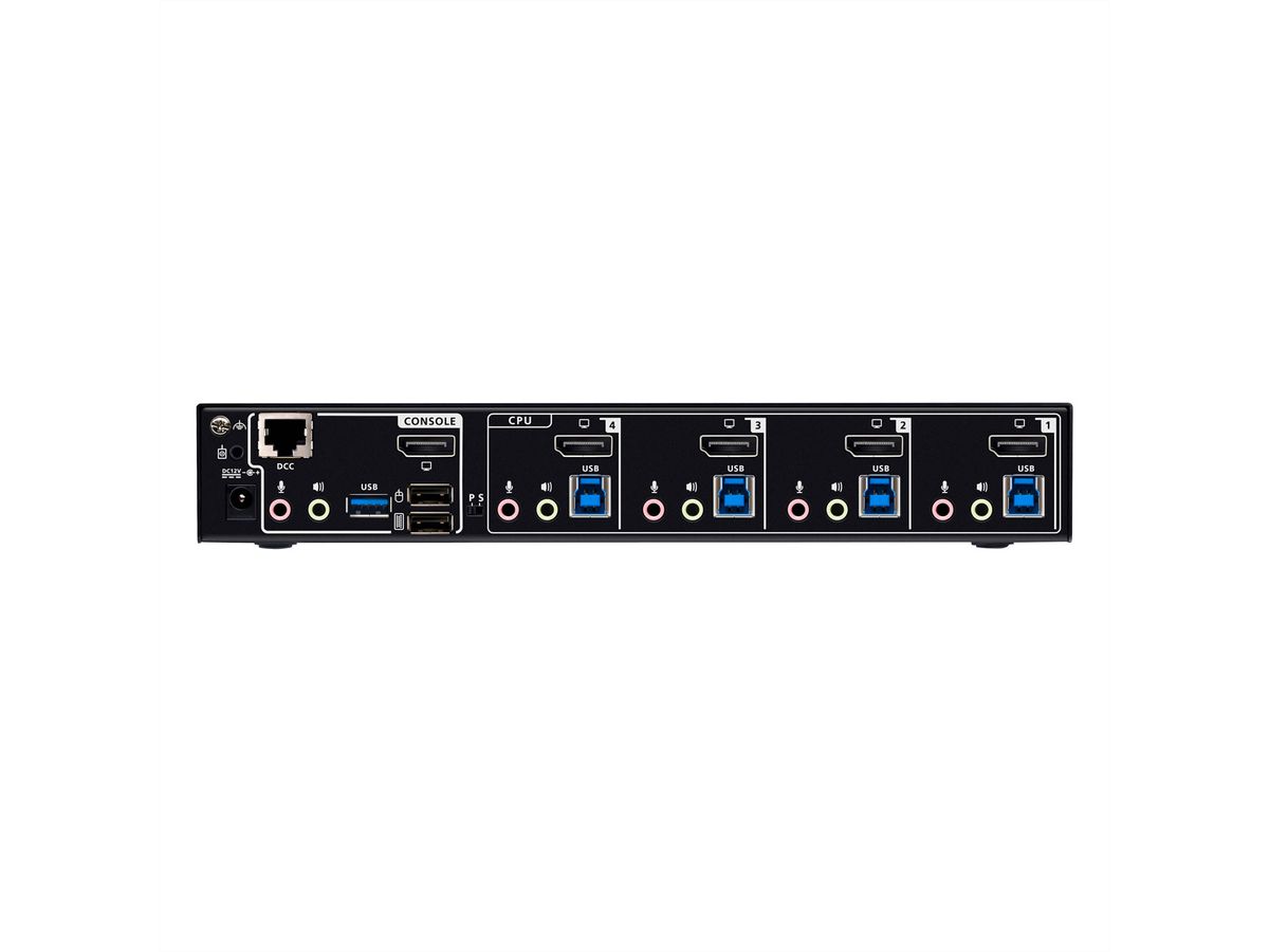 ATEN CS1924A Commutateur KVMP™ DisplayPort 8K USB 3.0 à 4 ports (câbles inclus)