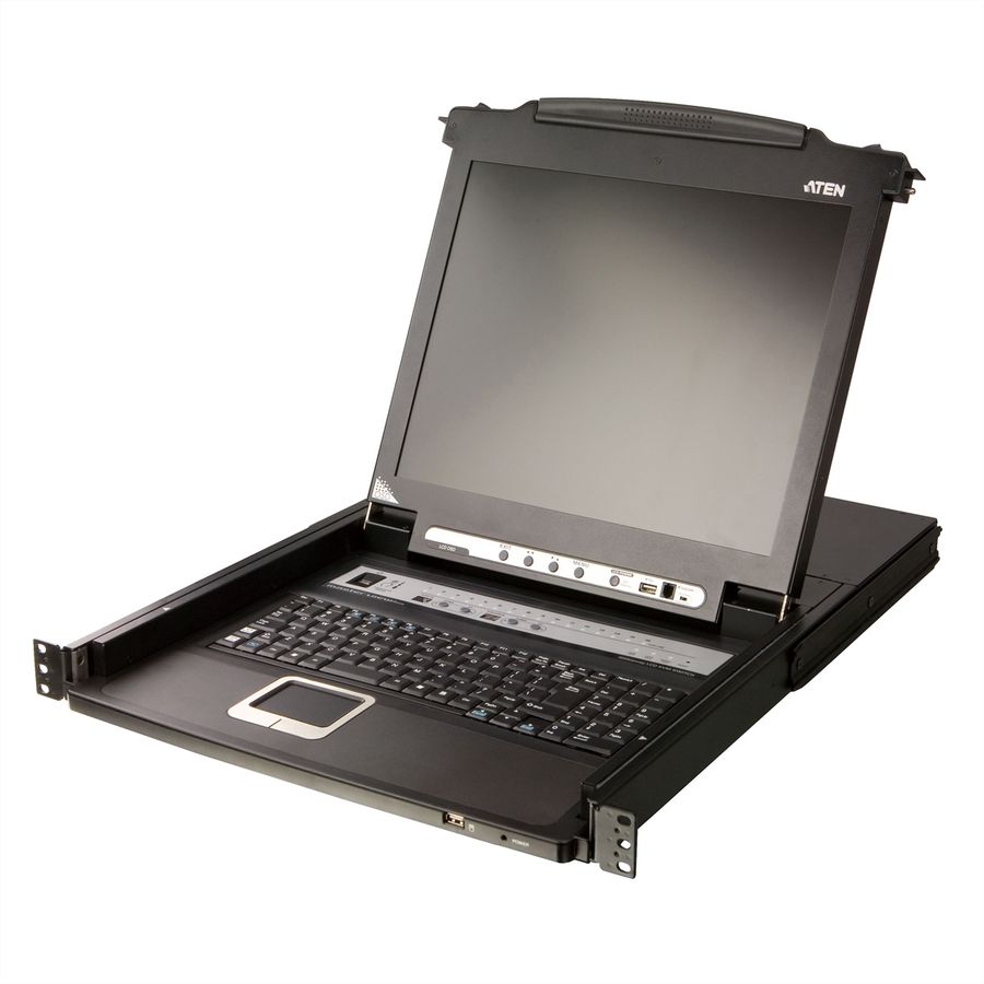ATEN CL5716M Commutateur KVM VGA LCD 43cm PS/2-USB 16 ports , FR-Layout