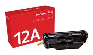 Everyday Toner Noir ™ de Xerox compatible avec HP 12A (Q2612A/ CRG-104/ FX-9/ CRG-103), Capacité standard