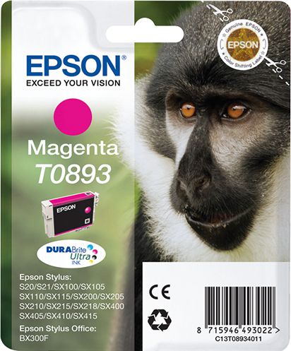 Epson Cartouche "Singe" - Encre DURABrite Ultra M