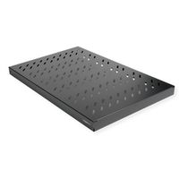 ROLINE 19" Etagère 1U, réglable 700P 50 kg noir